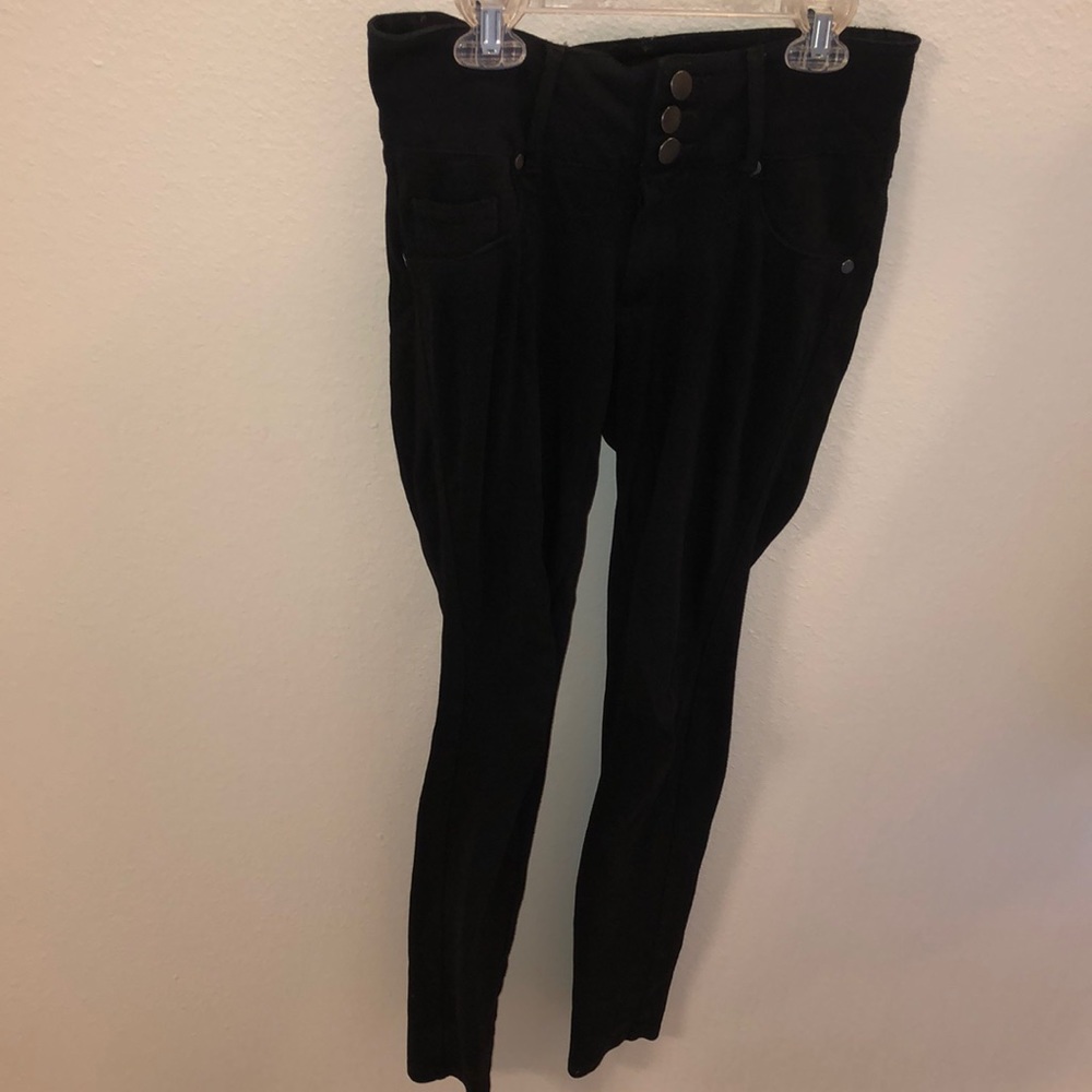 Black jeggings